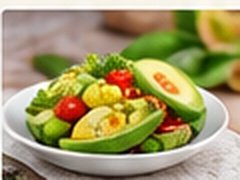 Ensalada saludable de aguacate Hass